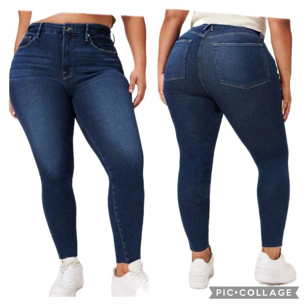 Good American, women's denim pants‎, oversized, size 24
